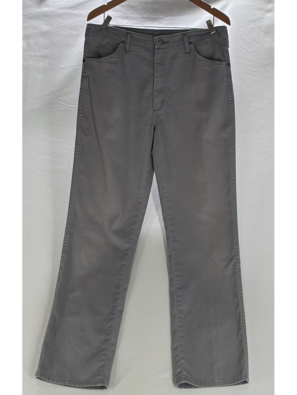 80s Rustler Jeans Regular Fit Made in USA Grey Denim